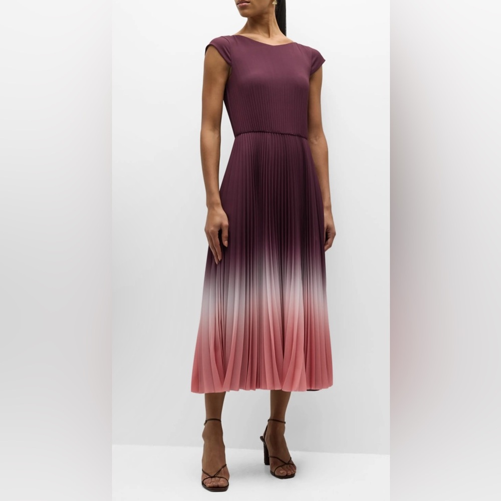 Jason Wu Collection NWT Dip Dye Marocaine Pleated Crepe Dress